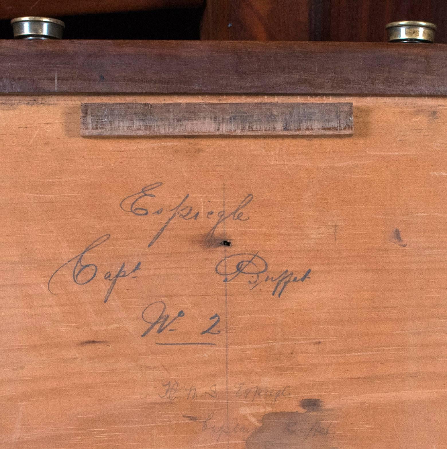 Victorian Ship's Buffet Cabinet, HMS Espiegle Nautical Cupboard, English 3