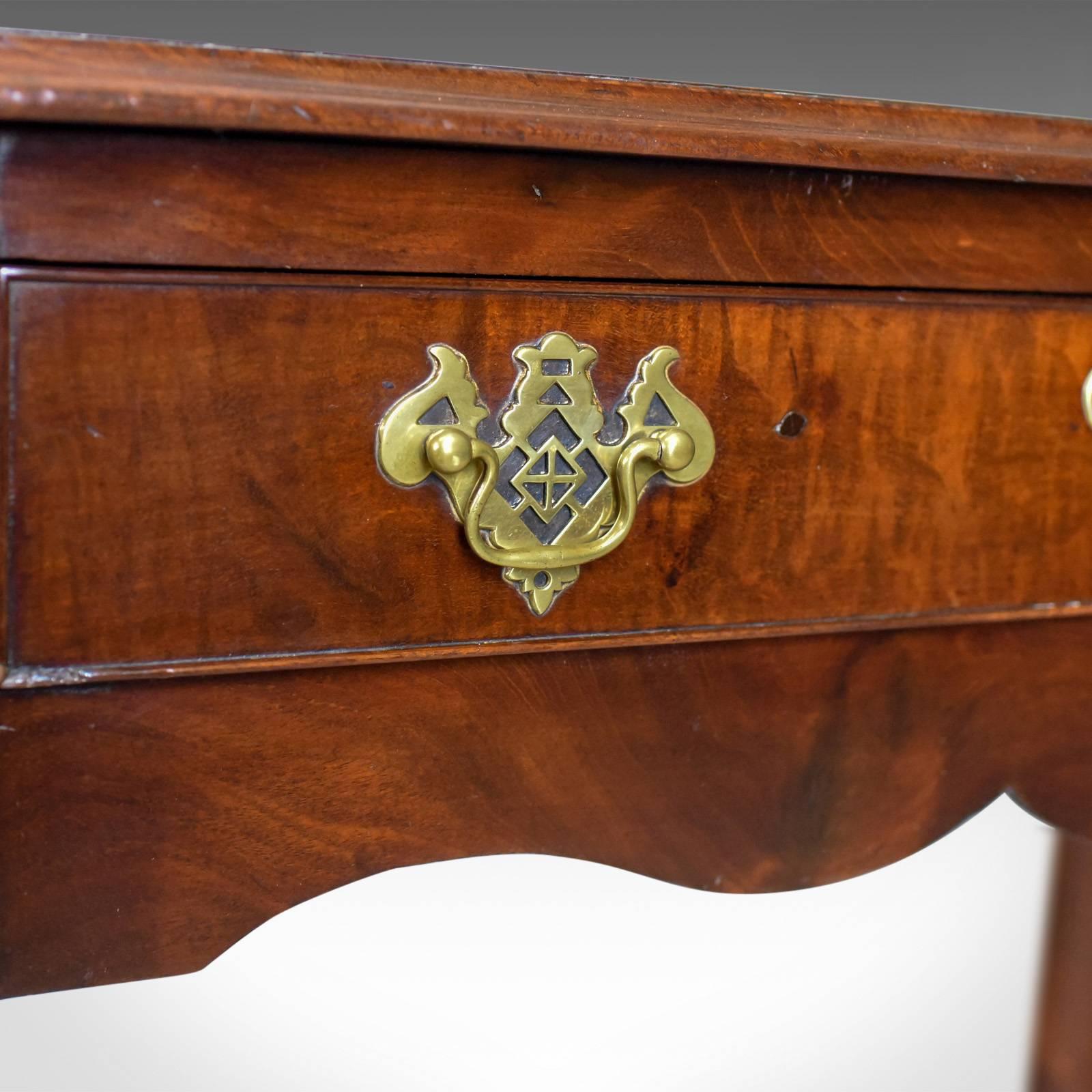 19th Century Antique Lowboy, Mahogany, Late Georgian, English Side Table, circa 1800