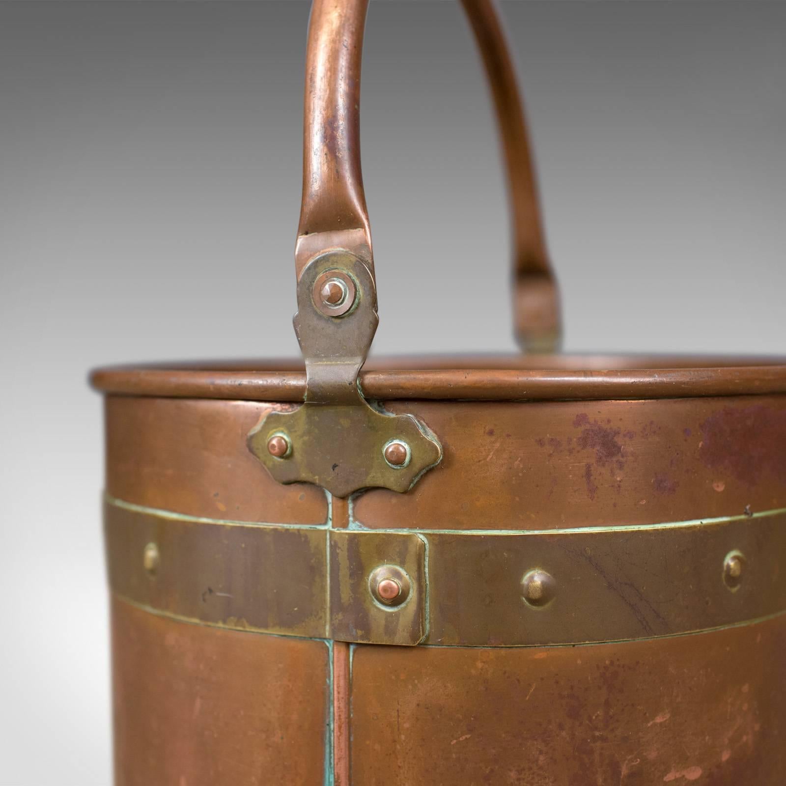 antique coal scuttle bucket