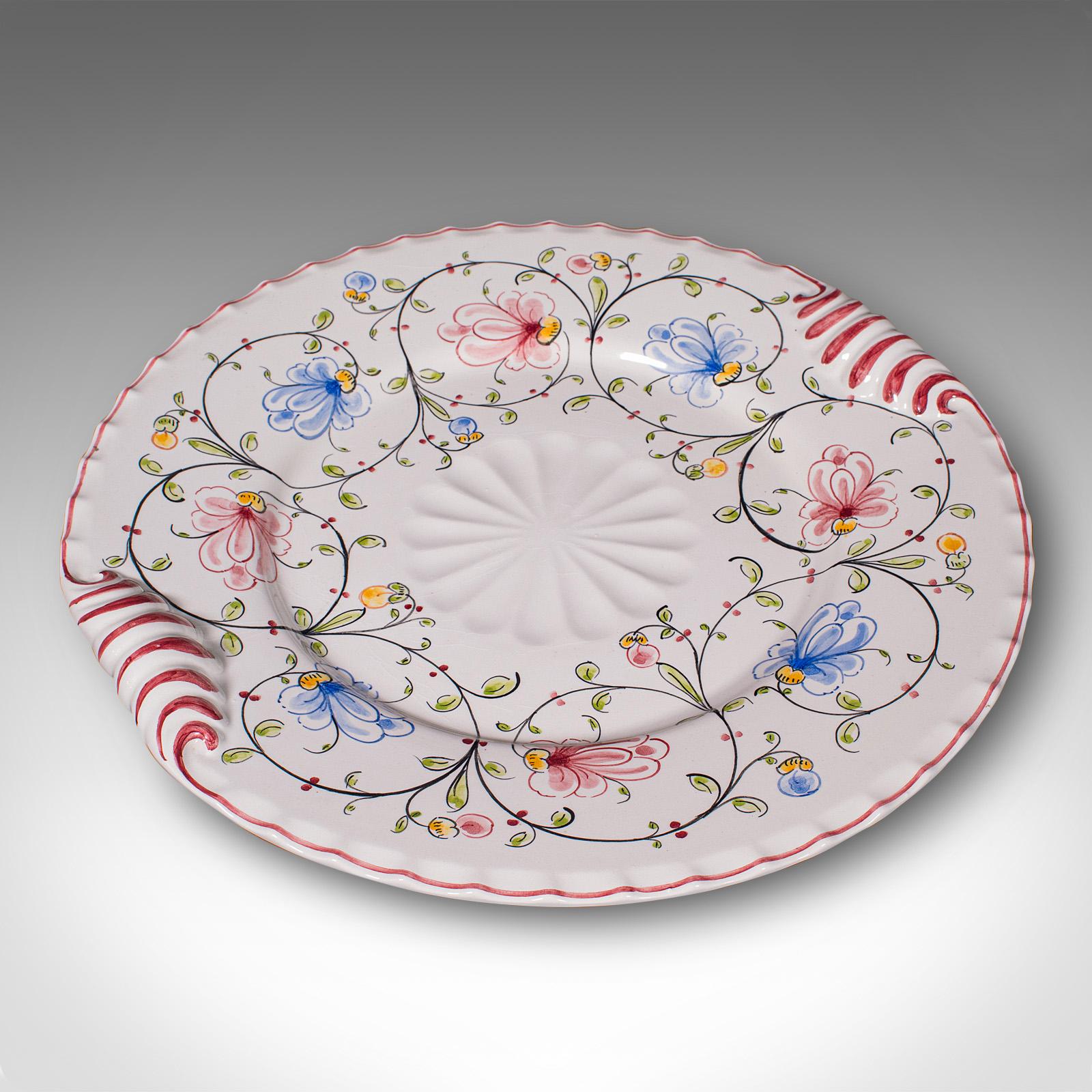 Vintage Soup Tureen Service, Portuguese, Ceramic Serving Set, Table Centrepiece For Sale 5