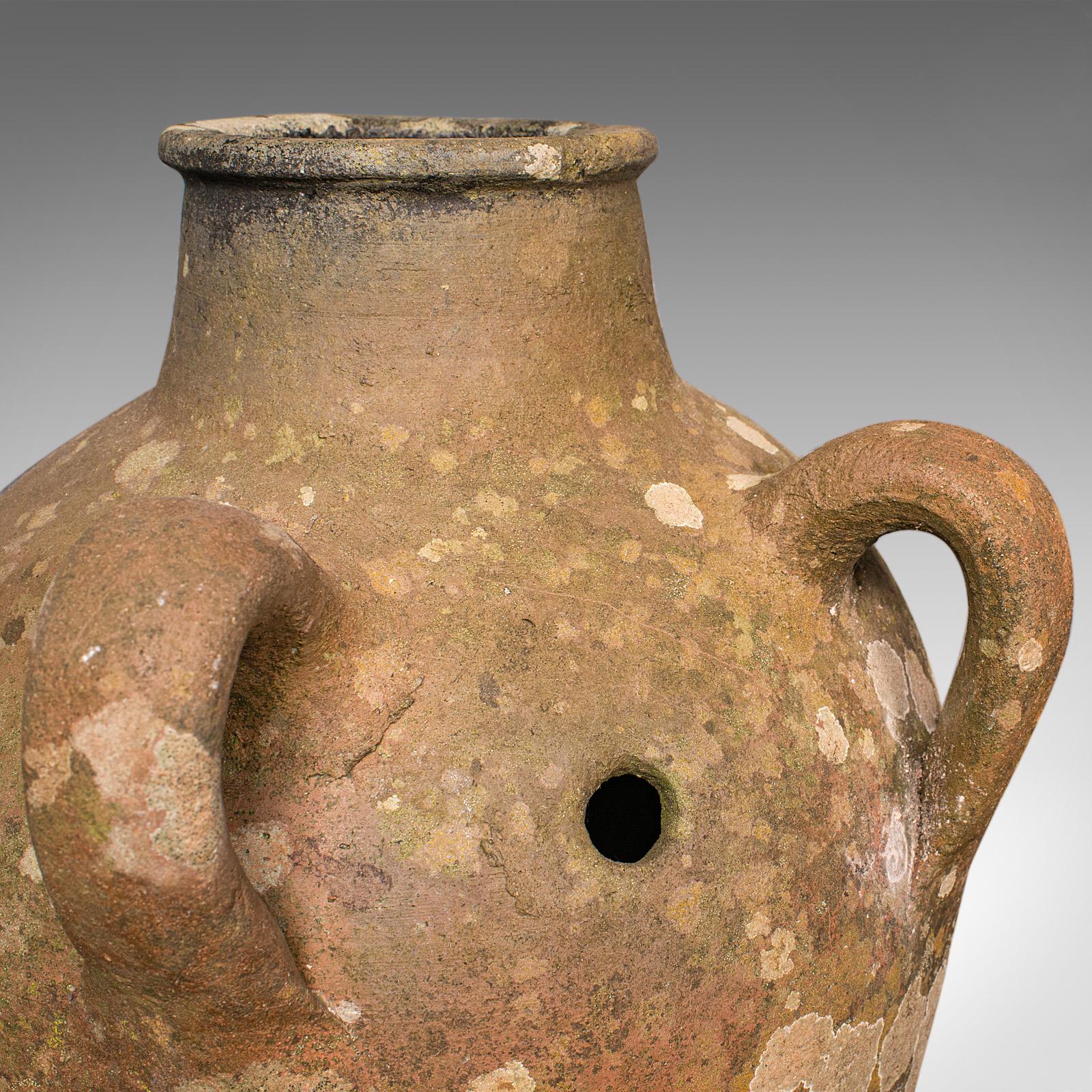 Ancienne jardinière à olives, italienne, en terre cuite, jardinière, victorienne, C.C. 1900 en vente 1