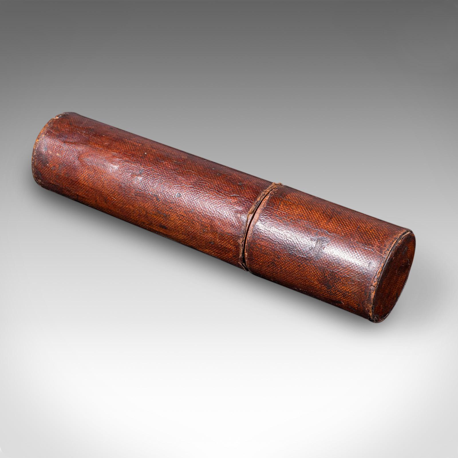 Antique Three-Draw Telescope, English, Walnut, Brass, Navigation, Georgian, 1790 For Sale 7