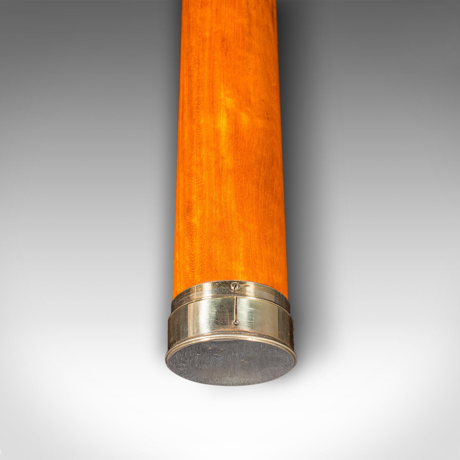 Antique Three-Draw Telescope, English, Walnut, Brass, Navigation, Georgian, 1790 For Sale 5