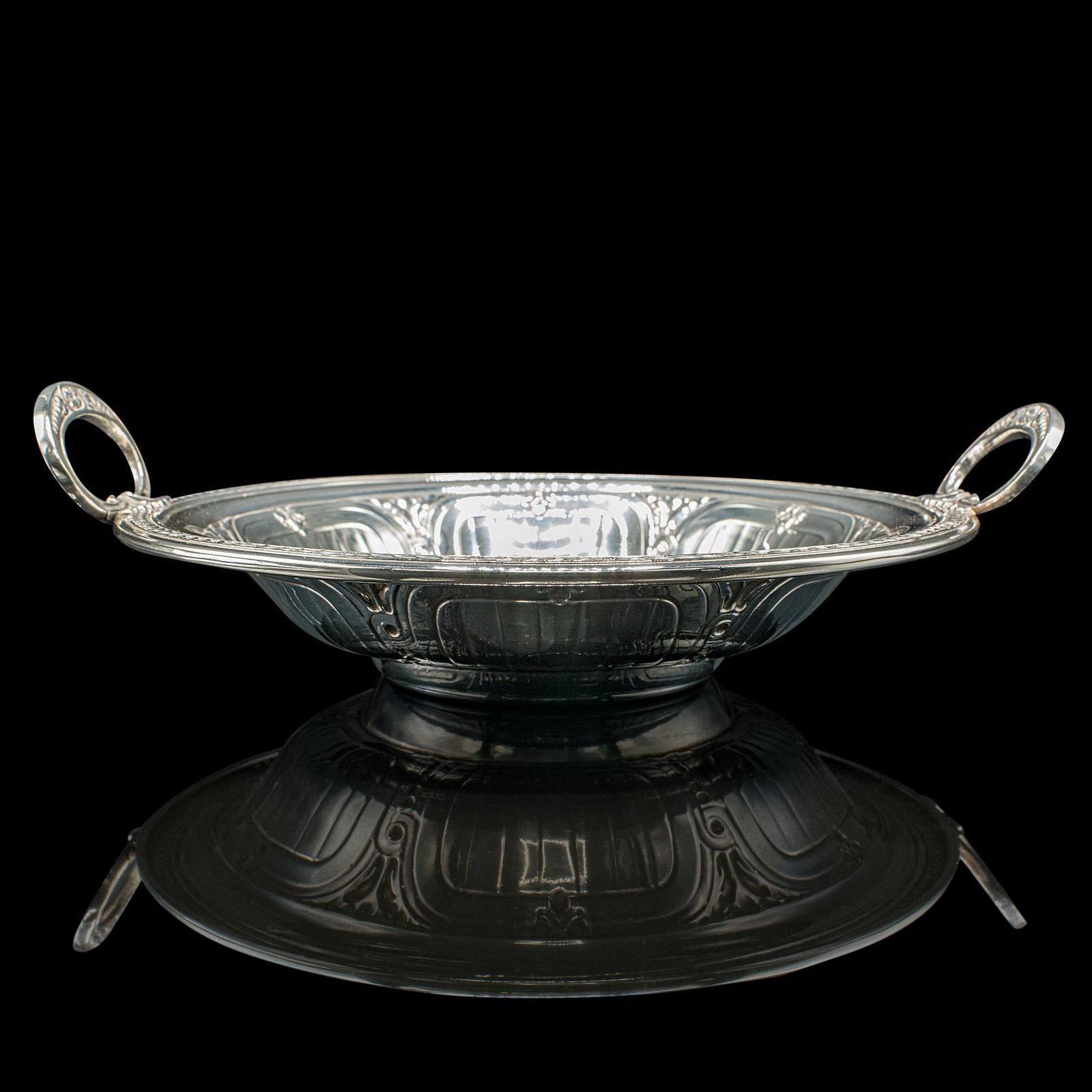 Antico piatto Bonbon, inglese, piatto d'argento, ciotola da portata, edoardiano, Circa 1910 in vendita 1