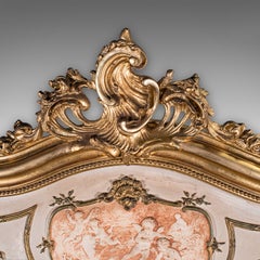 Large Vintage Pier Mirror, French Giltwood, Rocaille, Louis XV Revival, Art Deco