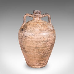Antique Veranda Amphora, English Terracotta, Garden, Italianate, Edwardian, 1910