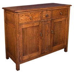 Antique Dining Cabinet, English Oak, Sideboard, Drinks Cupboard, Edwardian, 1910