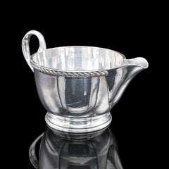 Antique Ladies Tiffin Creamer, English, Silver Plate, Pourer, Harrods, Edwardian