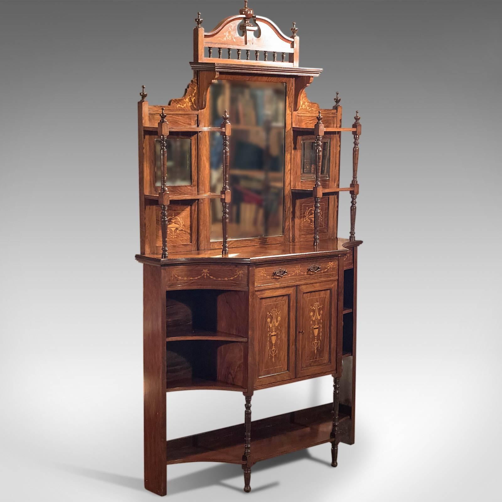 Antique Sideboard Edwardian Mirror Back Circa 1910 For At 1stdibs
