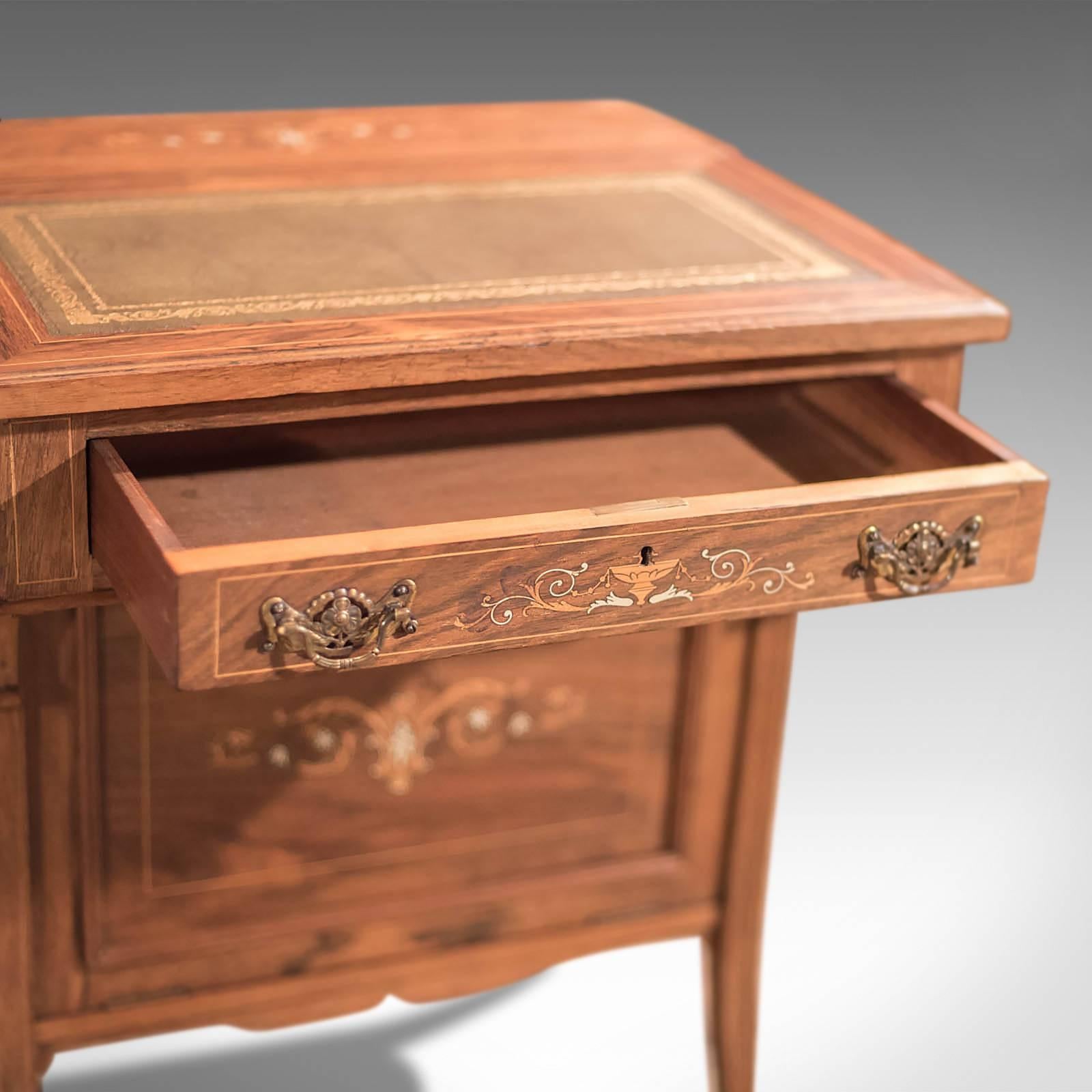 Antique Davenport Edwardian Tilt Top Desk For Sale At 1stdibs