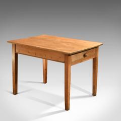 19th Century Victorian Antique Pine Kitchen Table