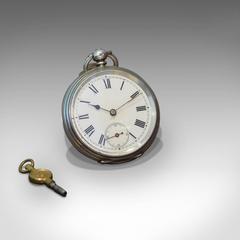 Antique Pocket Watch, Silver Cased Chester, 1884