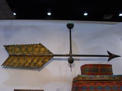 Gilded Copper and Cast Iron Arrow Weathervane
