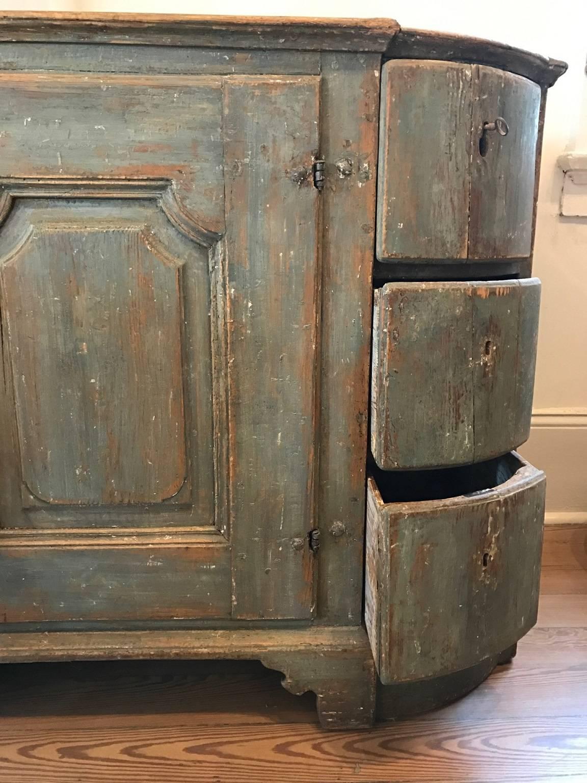 18th Century Swedish Baroque Sideboard For Sale 5