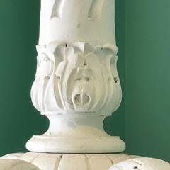 Italian Painted Wooden Chandelier