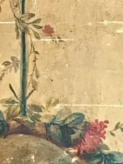 Large 18th Century French Oil on Canvas Wall Panel