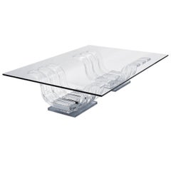 Base per tavolino da caffè Perles D'eau in cristallo di Lalique