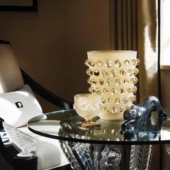 Table d'appoint à piédestal en cristal Marsan de Lalique