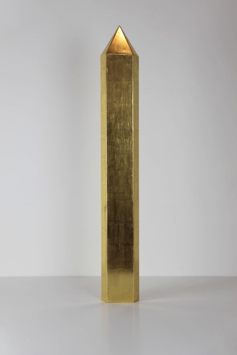 Modern 22-Karat Gold Gilt Crystals, Set of Three by Christopher Kreiling Studio For Sale