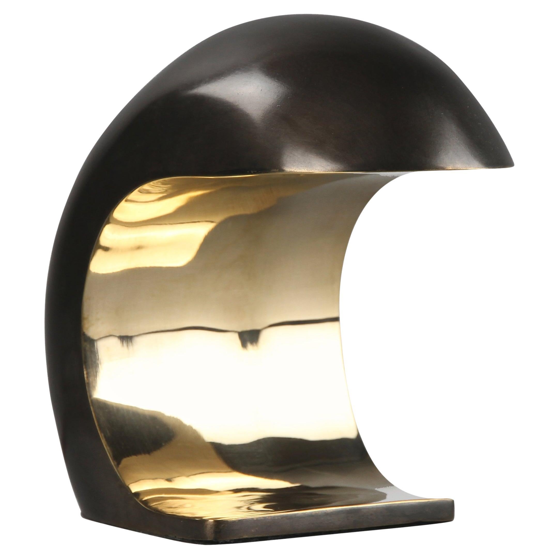 Nautilus Desk Lamp in Cast Bronze w/ Touch Dimmer by Christopher Kreiling