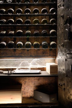 Wine Cabinet in 18th Century Italian Antique Hobnail Safe