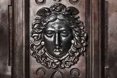Early 19th Century Italian Antique Hobnail Safe