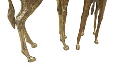 Extra Large Pair of Brass Giraffes in the Style of Maison Jansen