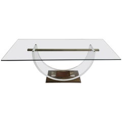 Vintage Lucite Dining Table from "Hollis Jones" for Belgo Chrome