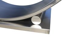 Belgo Chrome Dining Table, Mid-Century Modern