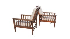 Pair of Reclining Arts & Crafts Morris Chair