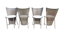 Set of Four Chairs, Belgo Chrome, World Expo, Mid-Century Modern