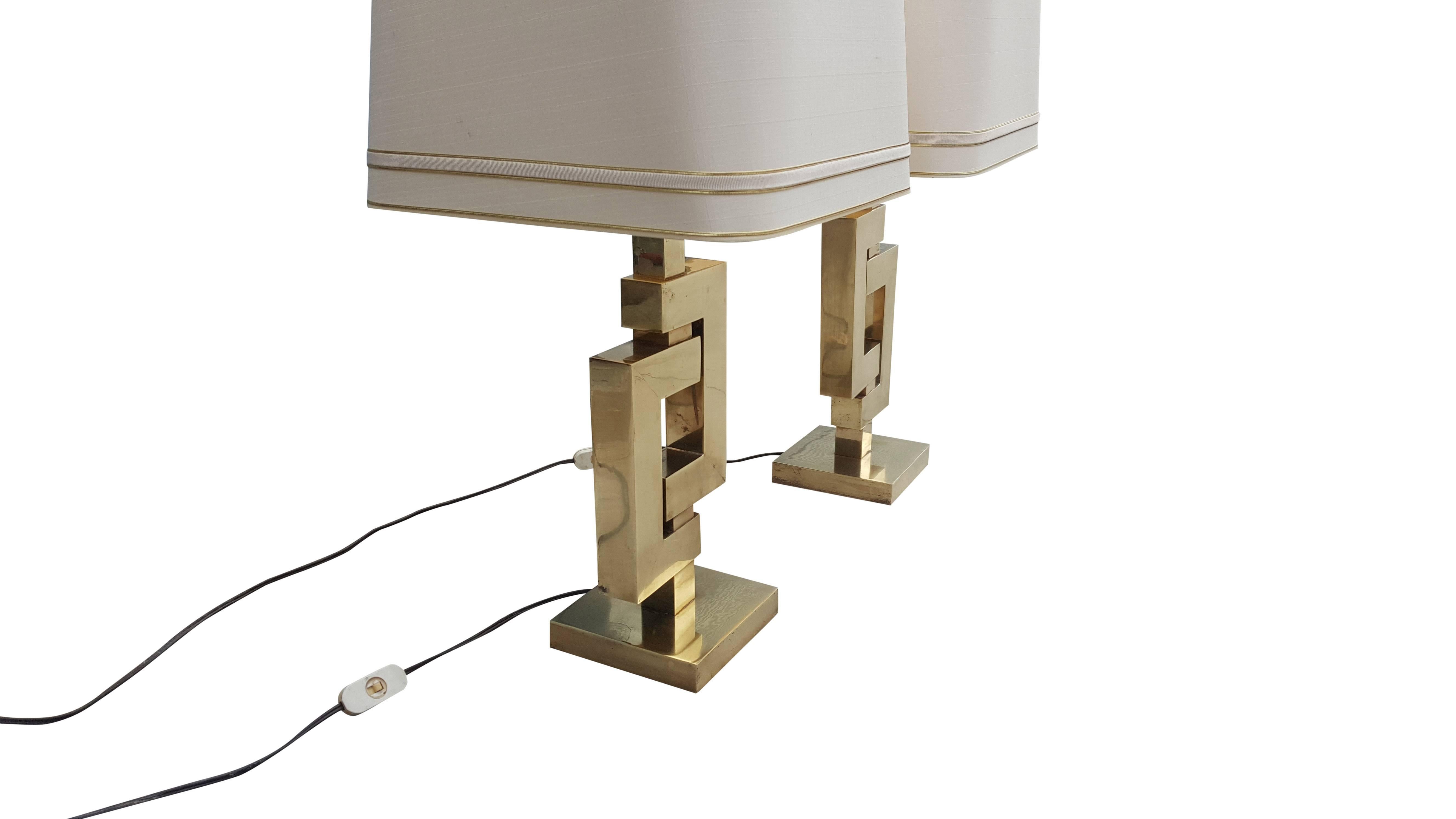 Impressive Pair of Romeo Rega Table Lamps Mid-Century Modern Decorative In Excellent Condition In De Klinge, BE