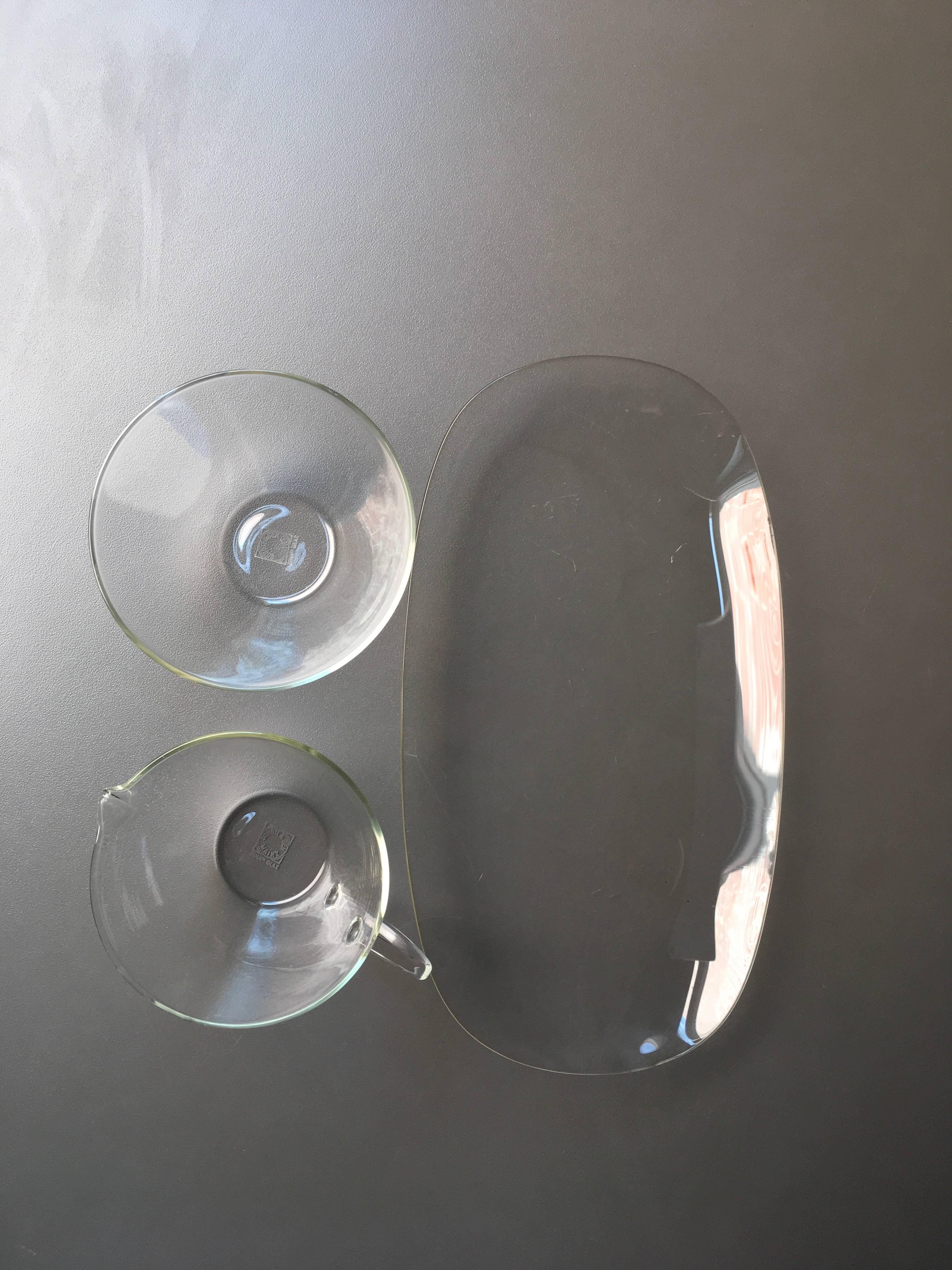 Wagenfeld Bauhaus-Glas-Teeservice:: Deutschland:: 1957 1