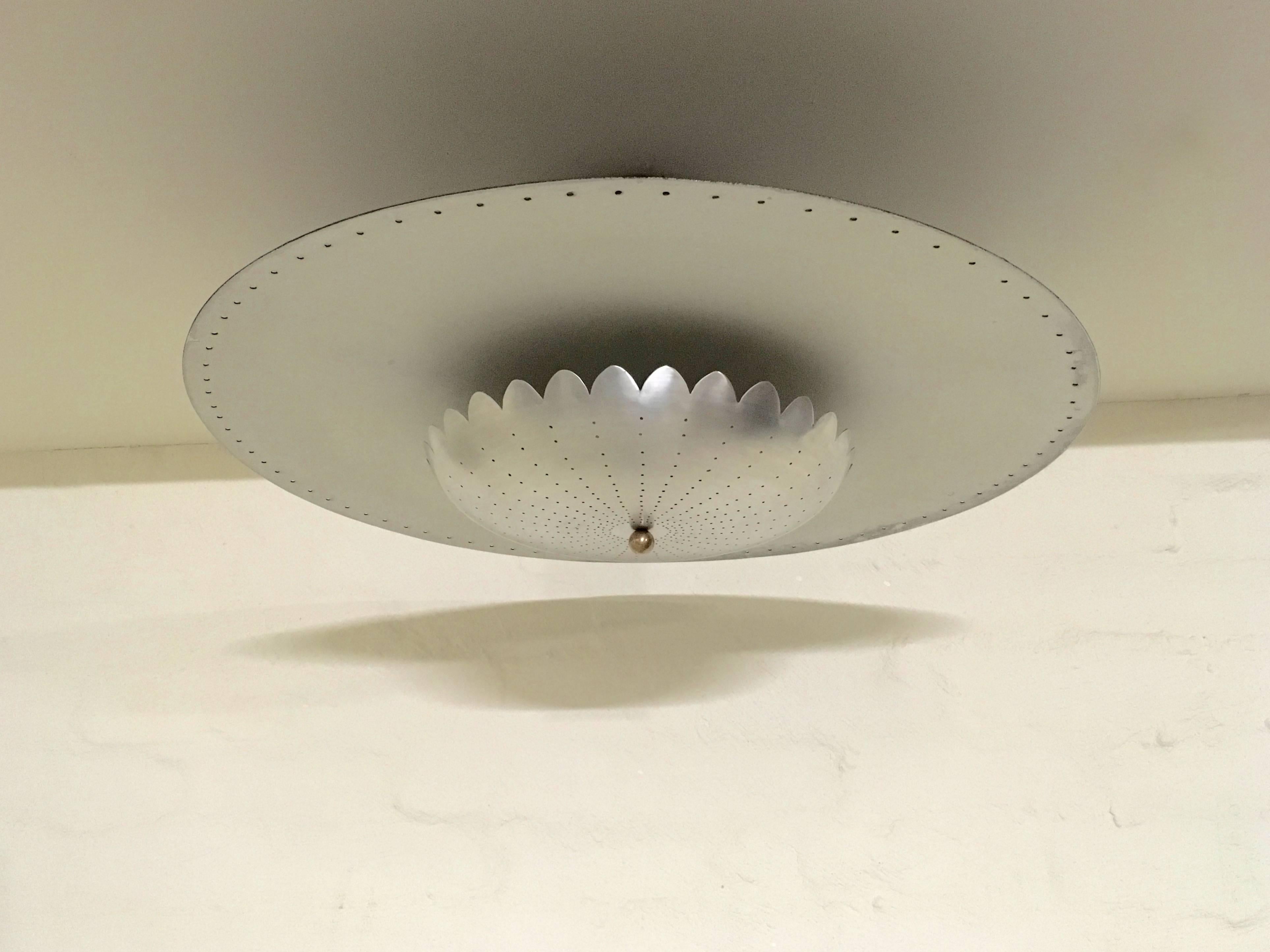 Mid-20th Century Brown Evans and Co. 'BECO' Ceiling Mounted Reflector, Melbourne, 1950s