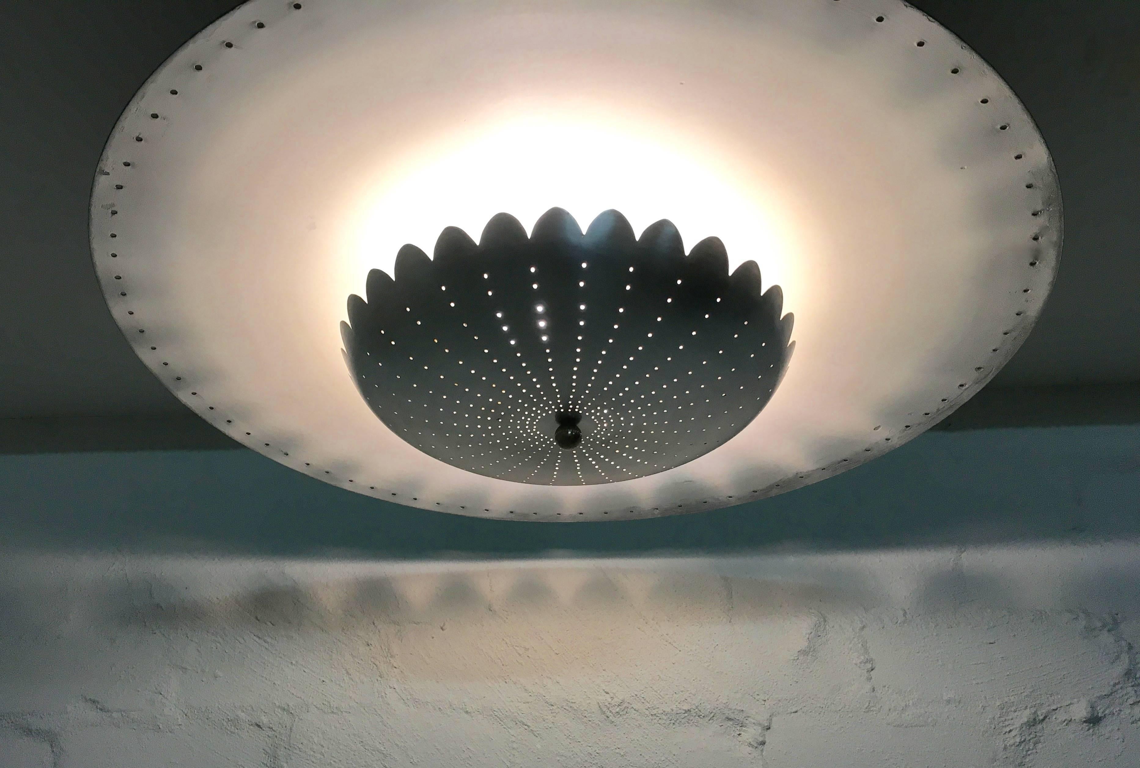Brown Evans and Co. 'BECO' Ceiling Mounted Reflector, Melbourne, 1950s 1