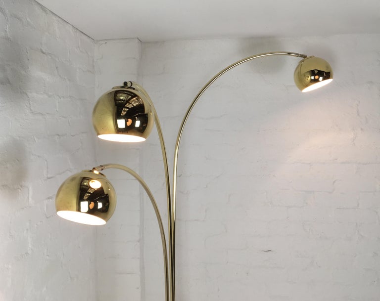 brass arc lamp triple midcentury modern three armed brass arc lamp with marble base italy circa 1960 for brass arc lamp triple midcentury modern three armed brass arc lamp with marble base italy circa 1960 for