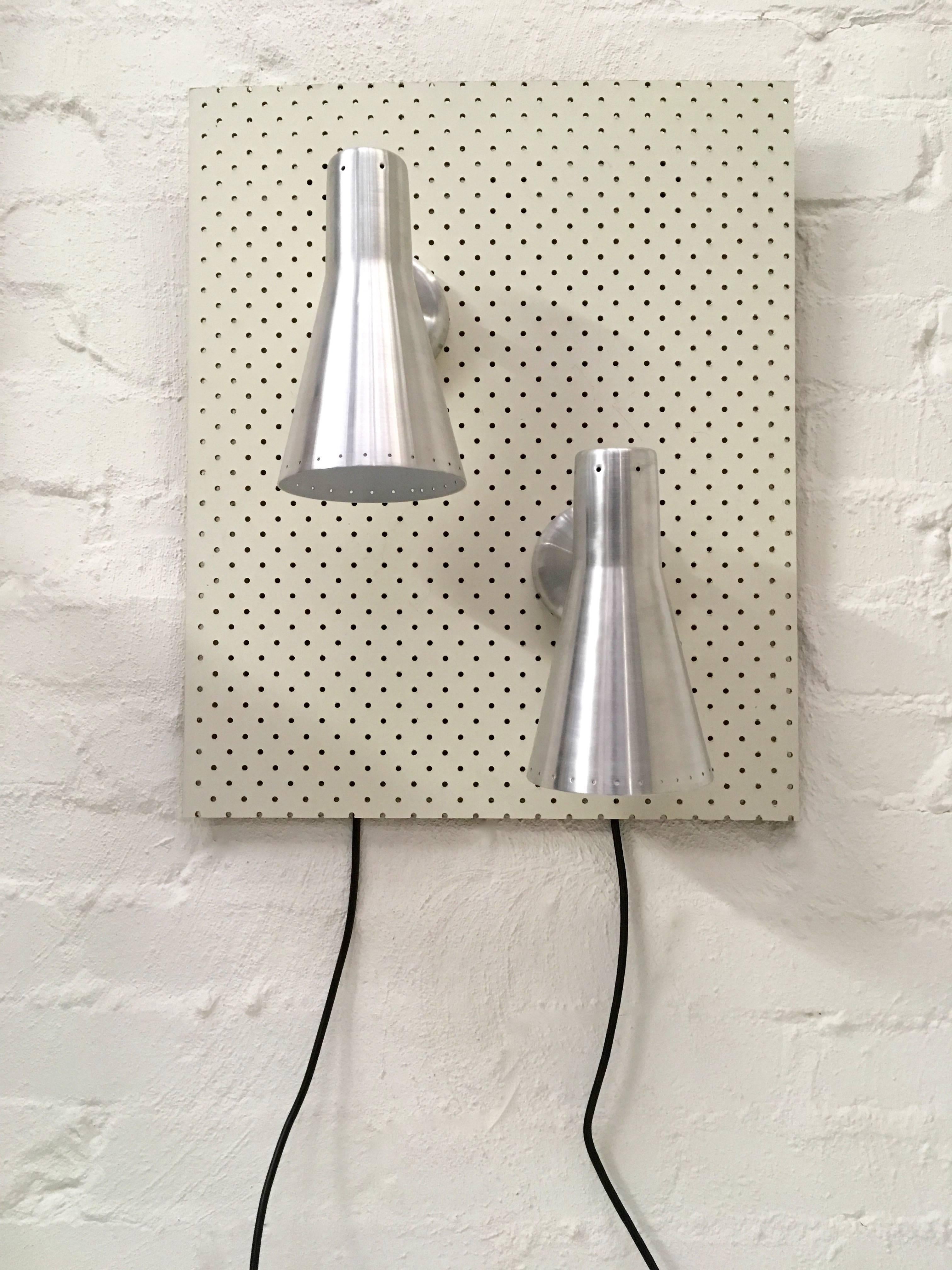 Mid-20th Century Brown Evans and Co 'BECO' Wall Lights Melbourne, 1950s