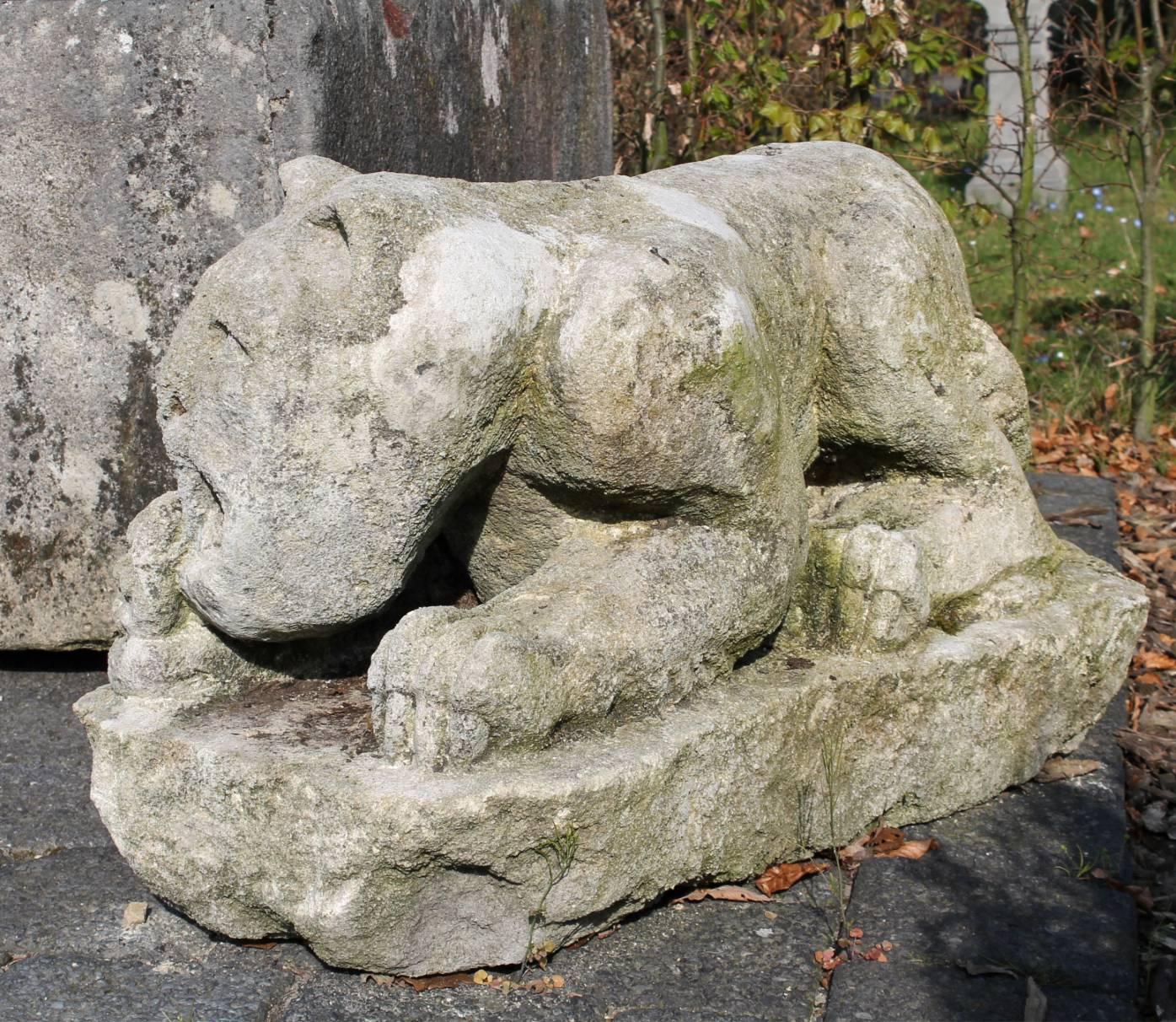 19th Century Couple Antique Lions