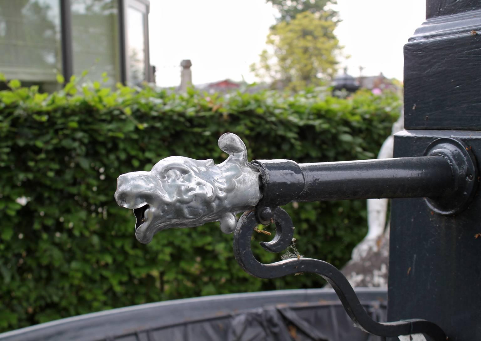 antique cast iron fountain