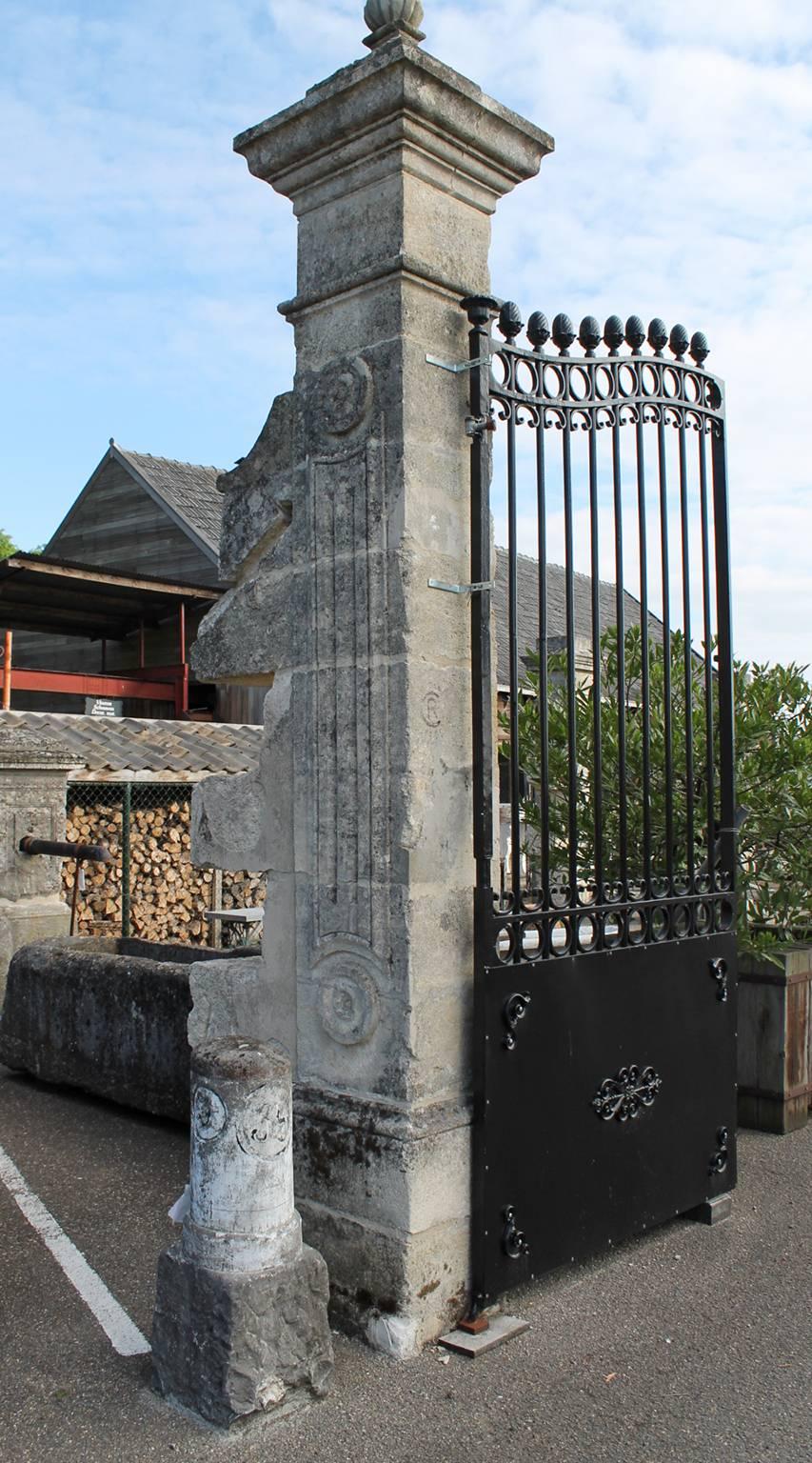 antique gate posts