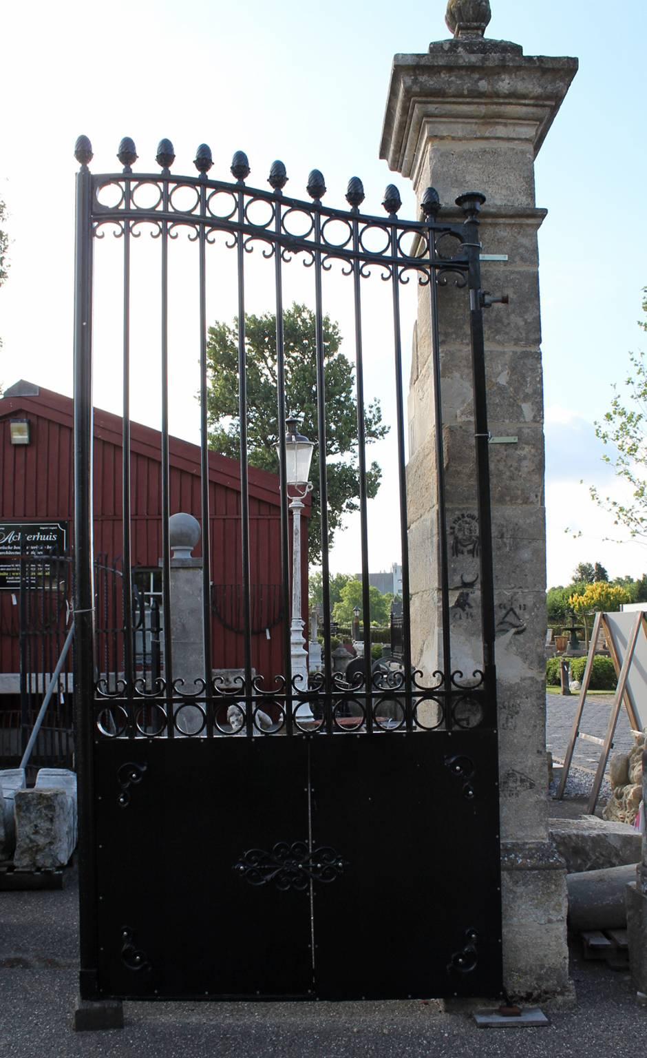 French Antique Gate and Gate Posts