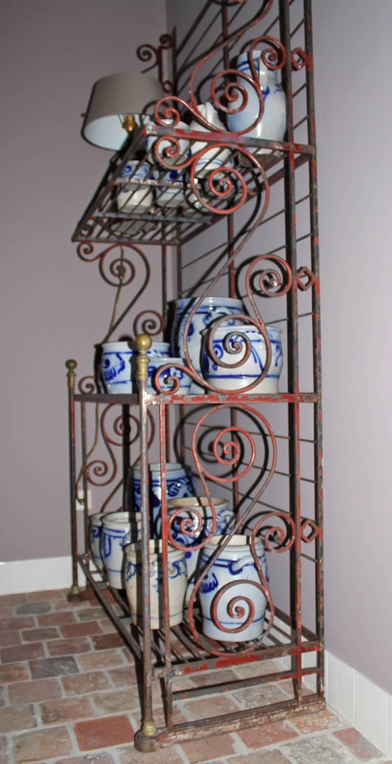 Iron Beautiful Antique Original Bread Rack