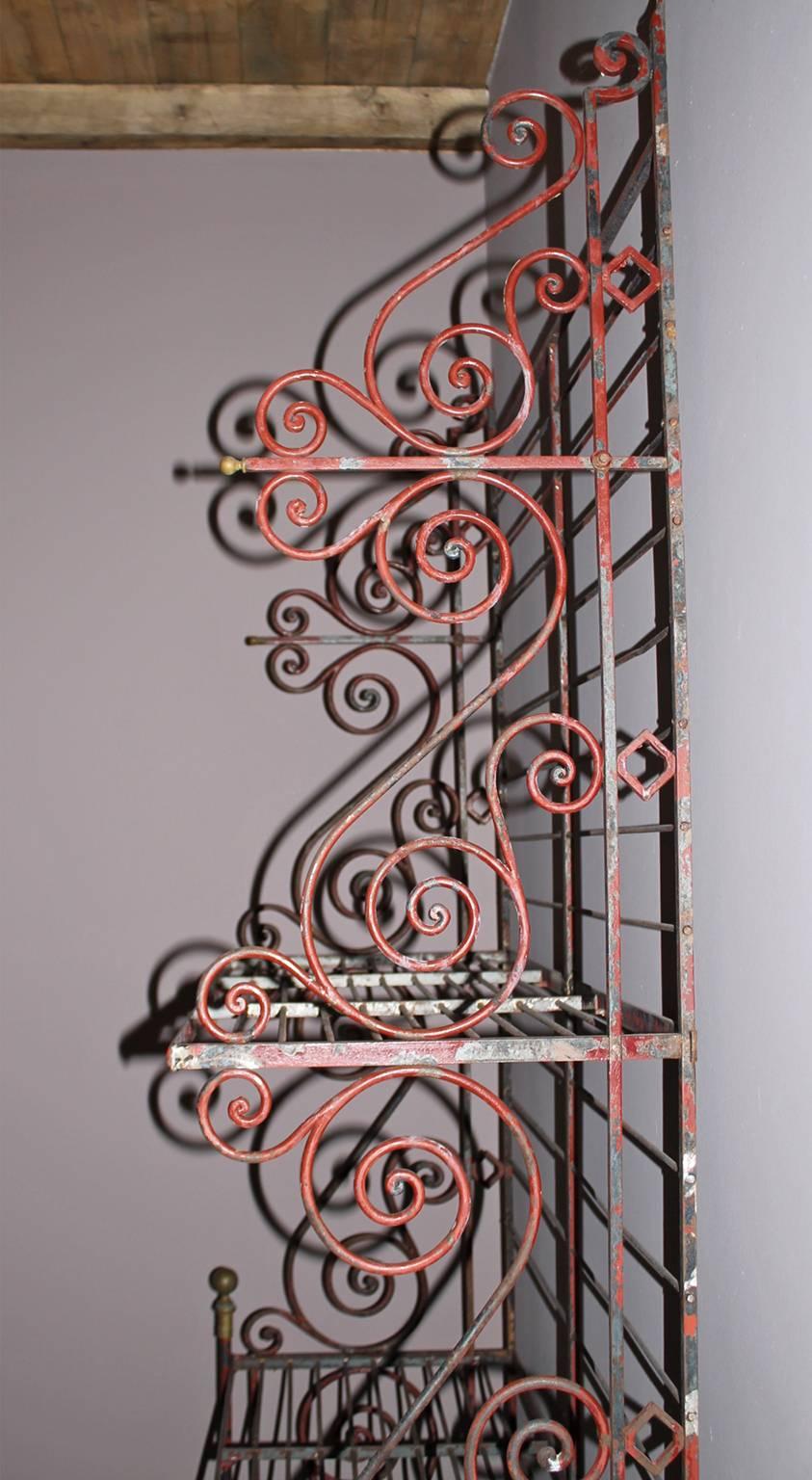 Metalwork Beautiful Antique Original Bread Rack