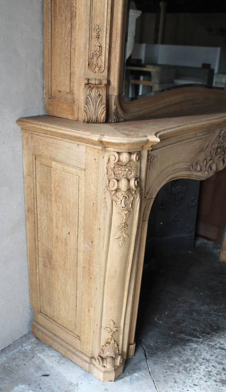 Beautiful Hand Carved 19th Century Antique Fireplace Mantel At 1stdibs