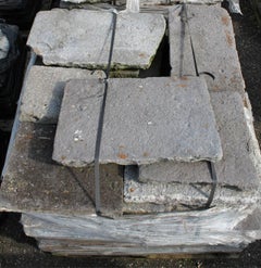 Original and Unique French Antique Lava Stone Dalles