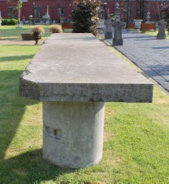 Garden Table Made Out of Belgian Bluestone