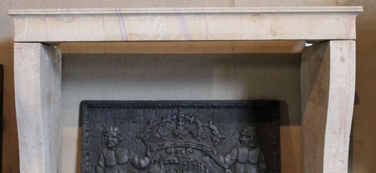 Antique Marble Stone Fireplace Mantel 19th Century For Sale At