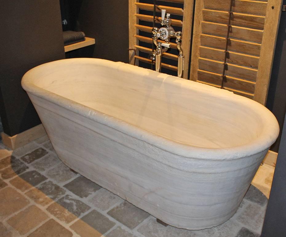 Antique Marble Bath Tub 19th Century 2