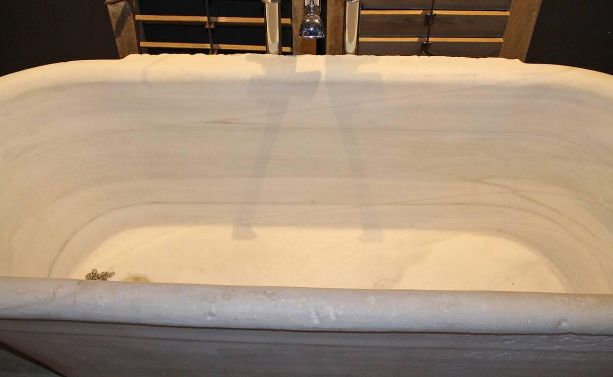 Antique Marble Bath Tub 19th Century 3