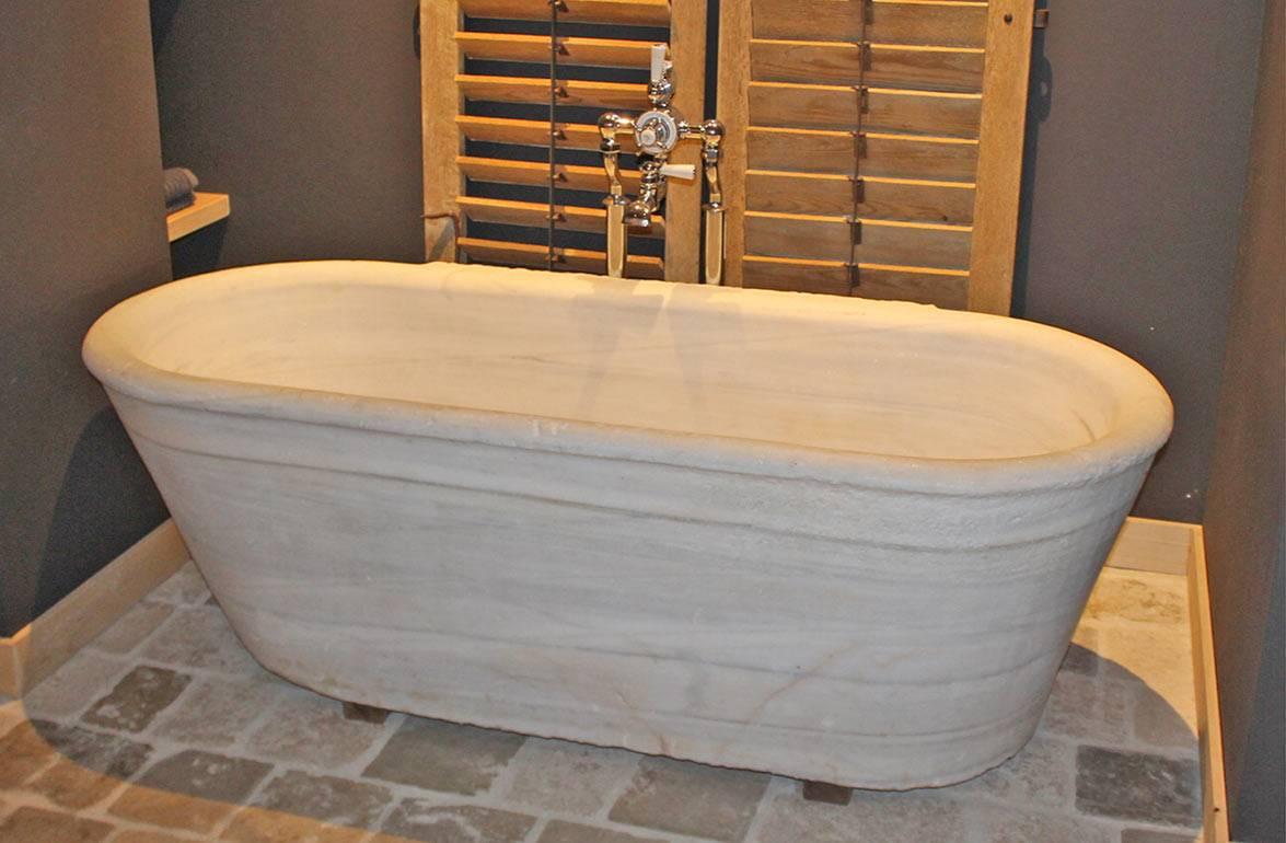 Antique Marble Bath Tub 19th Century 1
